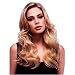 AWADUO Sexy Golden Blond Long Big Wave Mix Full Volume Curly Wavy Wig W/Long Bang Women's Girl Hot Full Hair Wig s Cosplay Costume Party Anime Wigs