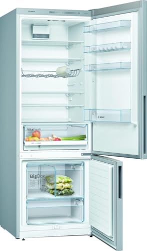Bosch KGV58VLEAS, Série 4, Réfrigérateur congélateur, Pose libre, 191 x 70 cm, 377 L / 126 L, Inox – Image 3