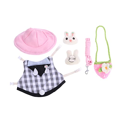 TOYANDONA Disfraz De con y Correa Accesorios para Conejos y Hámster para Actividades Diarias
