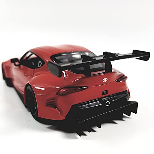 KiNSMART - Toyota GR Supra Concept Racing Edition 1:36 Scale 5" Die Cast Metal Super Sports Toy Car (Red)