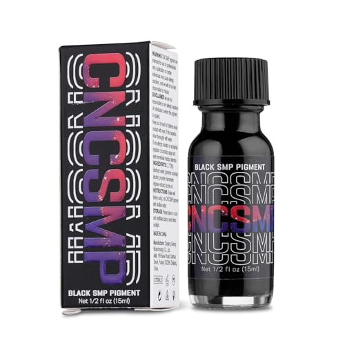 CNC SMP Tattoo Ink for Scalp Micropigmentation Pigment Mega Black Professional 15ml