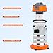 Viprh Wet Dry Blow Three Uses 10 Gallon 3200w 8 Peak Hp Stainless Steel Shop Vac Vacuum Cleaner Garage Portable Car Detailing for House Garage Workshop Car Industrial Cleaning