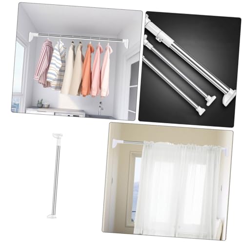 Barre de rangement vêtements pôle ajustable extensible dressing salle de bain