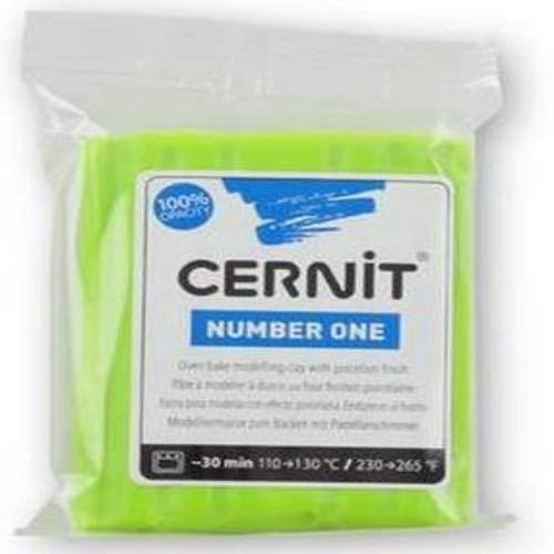 Cernit Numero Uno Argilla, Polymero, Verde Lime