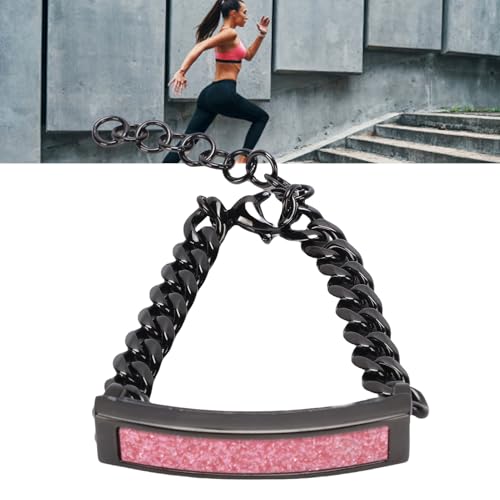 ASHATA Smart Stylish Armband, Wearable Activity und Fitness Tracker f&uuml;r Multi Sport Modus, Bluetooth V5.1 Fitness Tracker Armband IP68 Water Proof, Magnetic Lading (Black)