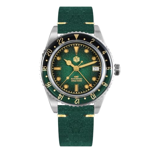 Montre de plongée mécanique San Martin SN0134 homme saphir et lume C3