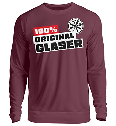 Pull unisexe bordeaux M 100% verre vêtement mode mi-saison confortable