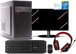 CPU COMPLETA- H61 DDR3/INTEL I5 3470/8GB DDR3/SSD 240GB/MONITOR 19,5/KIT TECLADO E MOUSE SEM FIO/HEADSET 2.1