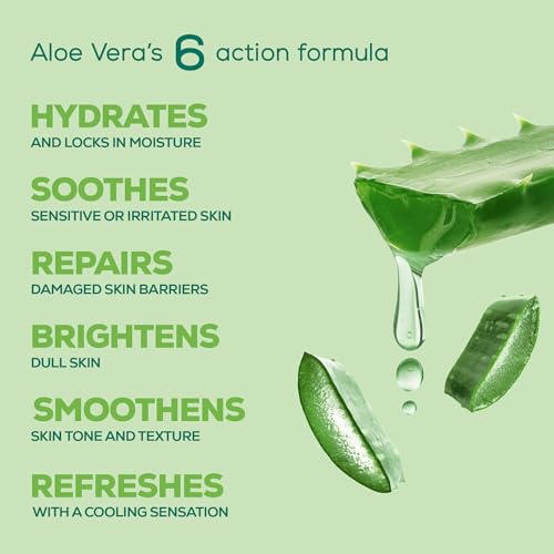 Image of Joy Pure Aloe Light Moisturising Body Lotion 300ml x 2 | 48 Hour Moisture | Soothes, Hydrates & Freshens | Ideal for Summers | For All Skin Types | Lightweight, Non Sticky & Non Greasy