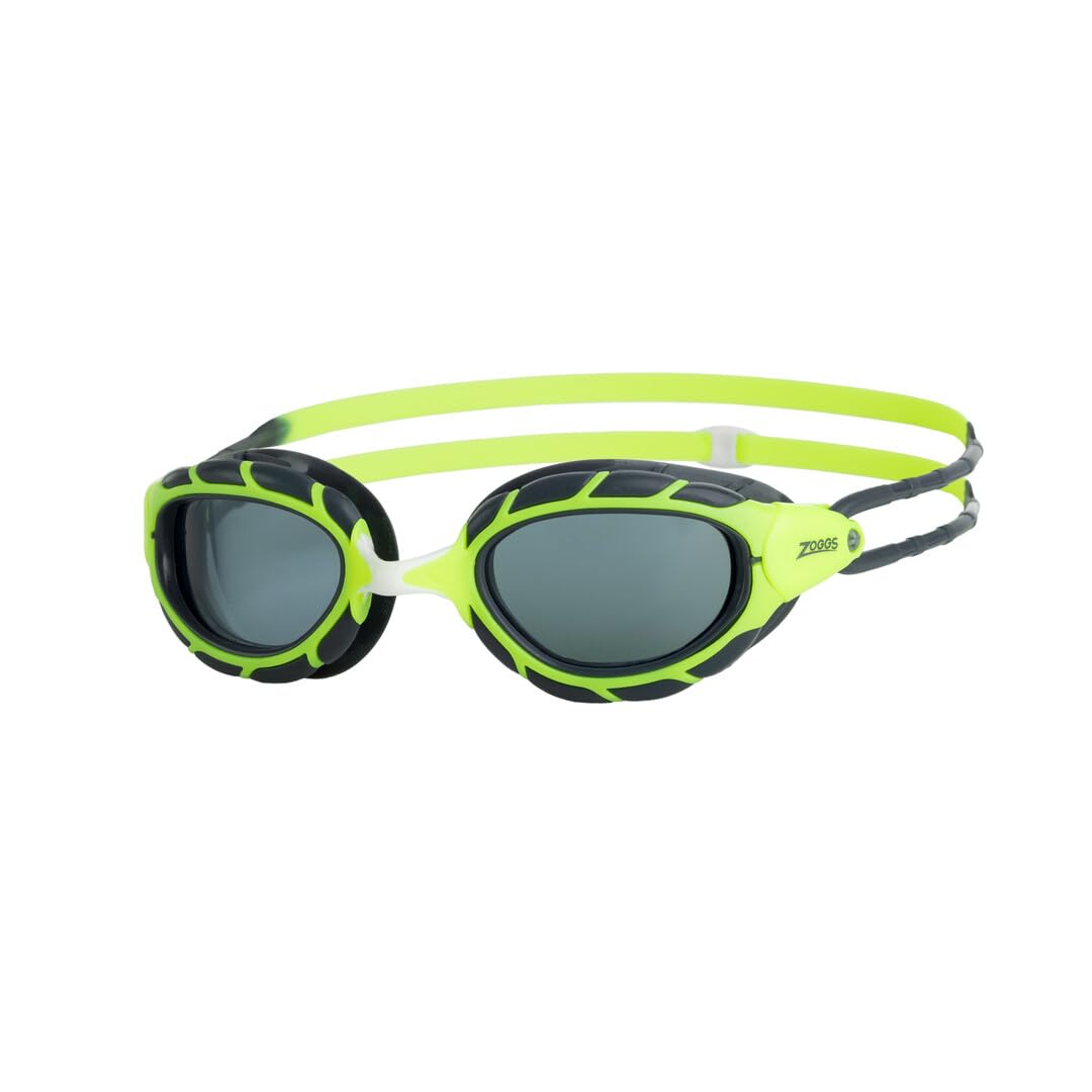 Zoggs Predator Junior Lime Grey Tint Smoke