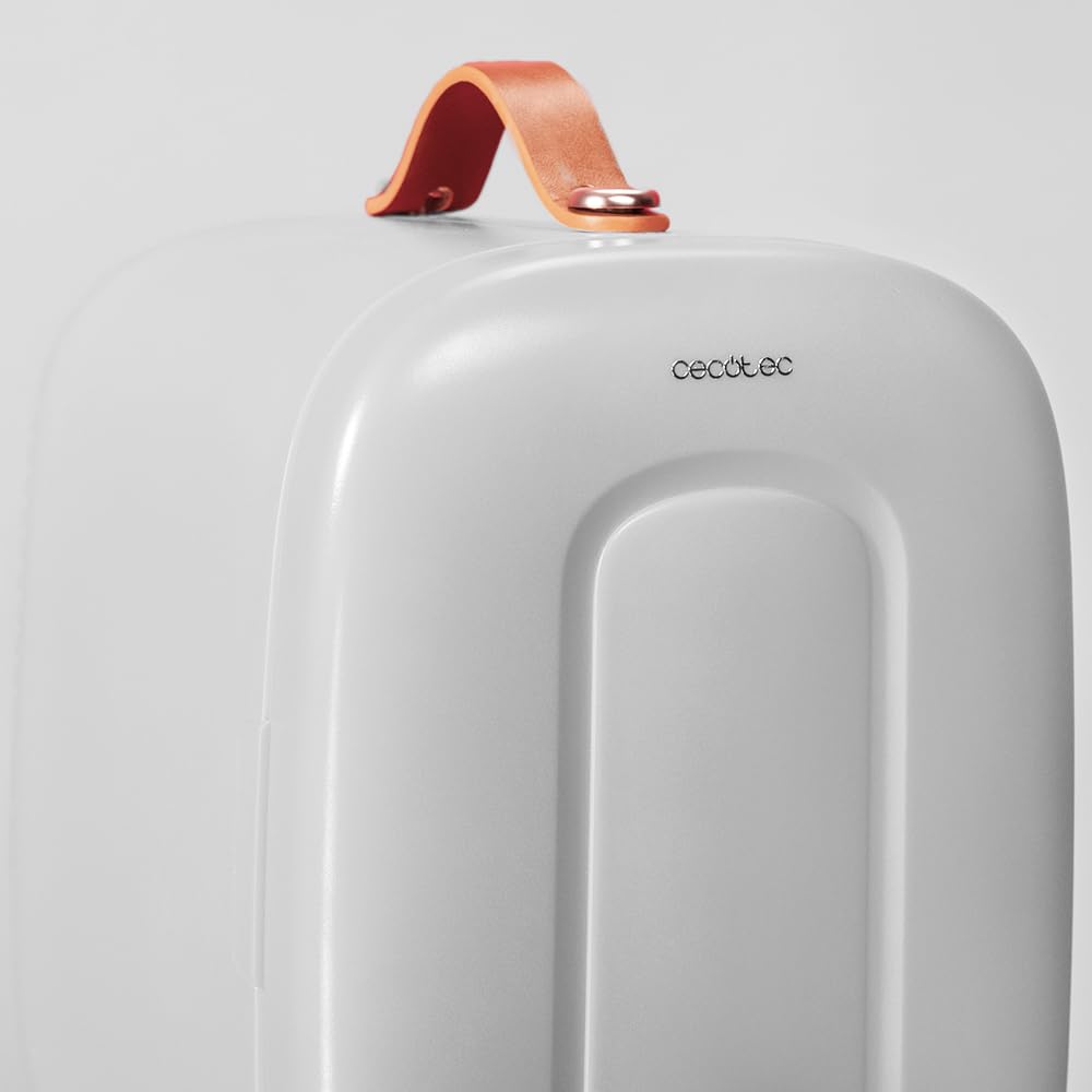 Cecotec Mini Nevera Bolero MiniCooling 4L Bora White, Funcionamiento 12V-220V, Compatible coche y caravanas, Función enfriamiento y calentamiento, Rango temperatura 5-65º, Transporte fácil