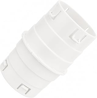 1 pcs 4 Inch Universal Pipe Connector, Corrugated to PVC Pipe Adapter, Easy Push Fit Connector for Yard & Gutter Drainage Systems, Fits 4" SCH 40, 4" SDR 35 & 4" Corrugated Pipe