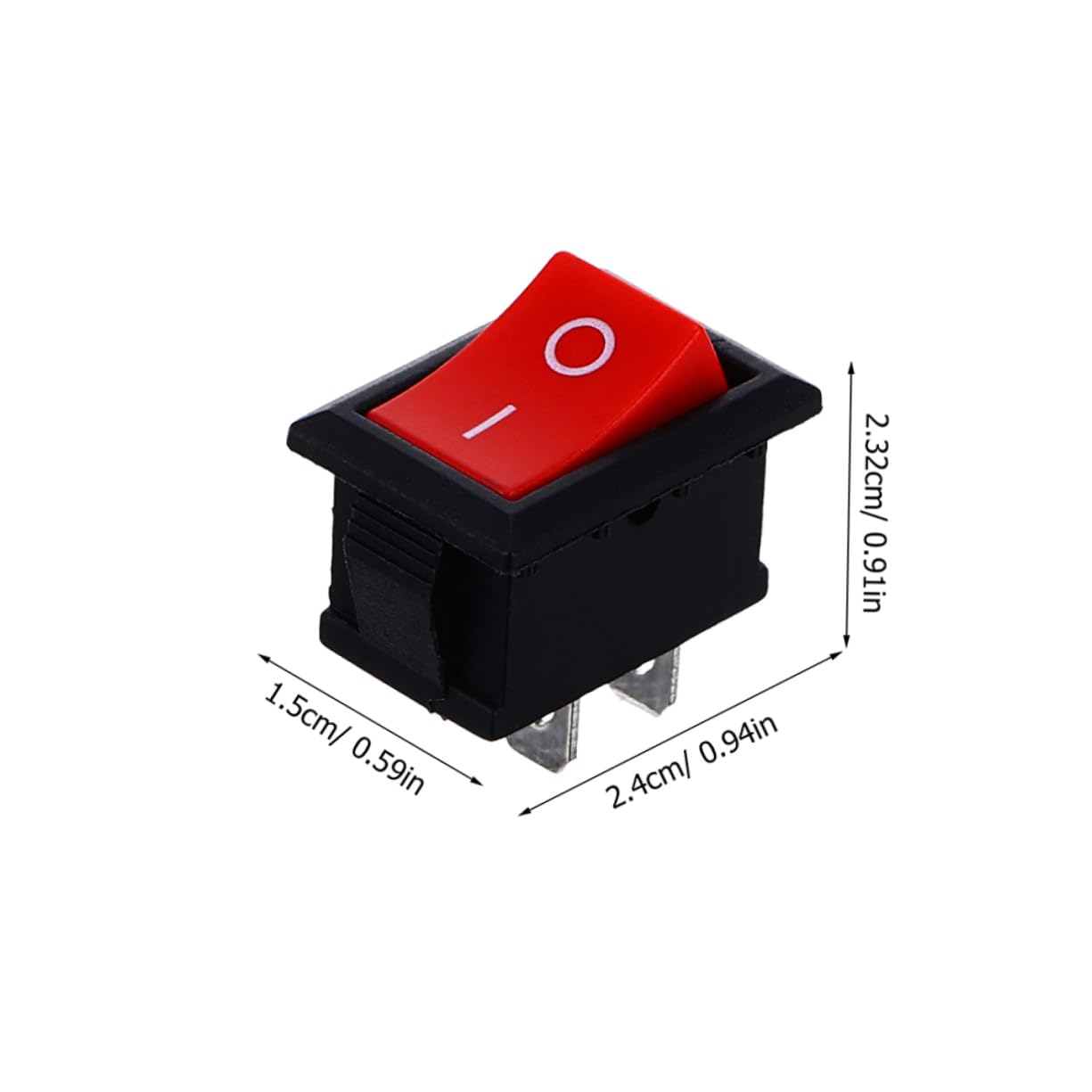 GLEAVI 2 Position Boat Rocker Switch 20pcs Heavy Duty Toggle Switch for Car Boat Householdappliances