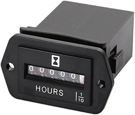 AIMILAR AC 110-250V Mechanical Hour Meter for Generator Boat Farm Machinery