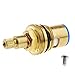 Micro Traders Replacement Tap Valves Brass Ceramic Disc Insert Gland Cartridge Cold/Hot Water 1/4 Quarter Turn 20 Teeth G 1/2Inch