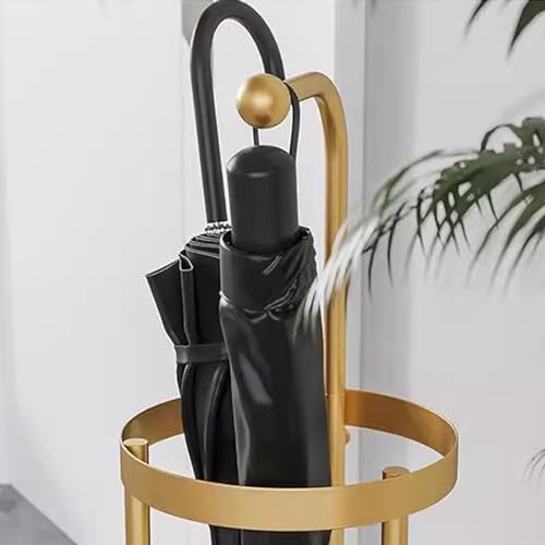 Porte-parapluie autoportant avec bac de récupération d'eau pour entrée