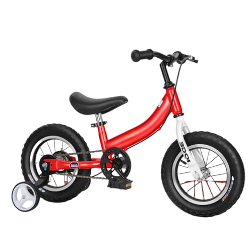 Bxzzuis �q���p���]�� �q�ǂ��p���]�� 12 /14 /16 �C���` �L�b�N�o�C�N 2-in-1 �u���[�L�ƃX�^���h�t�� ���O���\ ������� �⏕�֕t�� �q���p �����j���O�o�C�N �O��p�ߋ� 2-8�΂̒j�̎q���̎q�K �a�����v���[ (12�C���`,