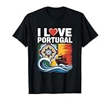 I Love Portugal Maritime Art Carrelage T-Shirt