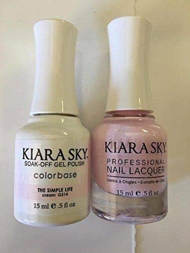 Kiara Sky Matching Gel Polish + Nail Lacquer (The Simple Life)