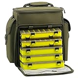 Fishing Tackle Backpack Large Storage Waterproof Tackle Bag Large Saltwater Resistant Fishing bag wi