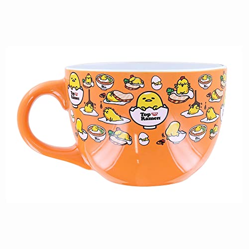 Mug de Cerámica Sanrio Gudetama Nissin Top Ramen 20 Oz miniatura 1