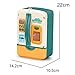 Kitchen Toys Fridge Refrigerator with Ice Dispenser Pretend Play Appliance for Kids, Play Kitchen Set with Kitchen Playset Accessories for Boys & Girls Music and Light