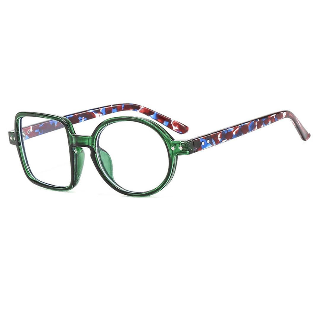 Lunettes carrées rétro pour femmes et hommes monture transparente style rond verres transparents