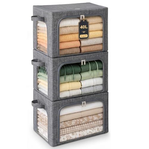 Stackable 40L Closet Organizer