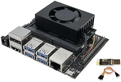 WayPonDEV Jetson Nano SUB Kit Nano Developer Kit (4GB RAM, 16GB eMMC) for AI Machine Learning with 4x USB 3.0, Ethernet, MIPI CSI-2 Camera Support