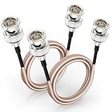 Spécifications: Type de câble: Double Blindé RG179D; Connecteur: BNC Mâle vers Mâle; Impédance: 75Ohm; Longueur: 2M; Liste d'emballage: 2 X Câble.