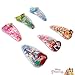 LUV HER Licensed Hair Accessories For Girls, 6pc Cute Hair Clips with Favorite Disney Princess Character Charms, Magical Confetti Hair Clips, Ages 3+