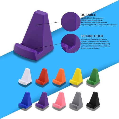 Porta Moneda Triangular Compacto para 1 Moneda miniatura 2