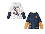 Dragon Ball Z Goku & Gohan Kanji Boy’s 2-Pack Twofer Set -Large (10/12