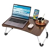 GhostFire Lap Laptop Desk with Cup Holder,Tablet Holder and 4 Anti-Slip Pads Portable Laptop Bed Fra