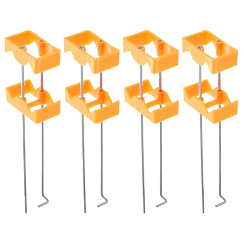 WRITWAA 4PCS Plastic Lens Tinting Holder - Glasses Eyeglass Accessories Lightweight and Convenient Clip for Lens Coloring for All Occasions