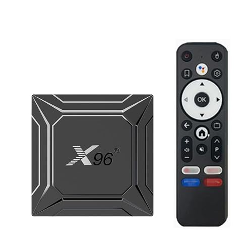 CHROX Android TV Box 14.0, X96 M200 Smart TV Box S905X5M CPU Quadcore 2.4Ghz/5Ghz Dual Wifi 3D 4K/8K HDR10+ Bluetooth 4.0 Smart Android Set Top Box,4GB+32GB