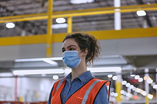 Single Use Disposable Face Mask (Pack Of 50), Blue #TOP2