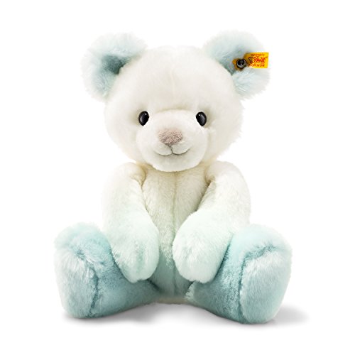 Preisvergleich Produktbild Steiff 22708 Teddybär, türkis / weiß