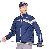 [ルコックスポルティフゴルフ] ブルゾン フルジップ はっ水 ストレッチ 袖デタッチャブル 2WAY ゴルフ LG5SWB00M メンズ NV00(ネイビー) M