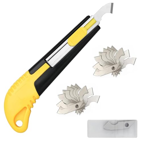 1 piezas Cortador de Acrílico, con 20 Cuchillas de Repuesto, Cúter Universal,Cúter Profesional,Cúter Profesional Retráctil,Plastic Cutter Scriber Tool,Ortador de Usos Múltiples con Cuchilla de Corte