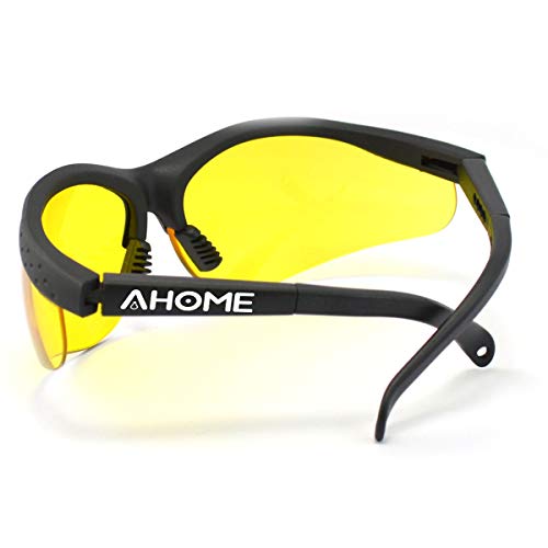 Image of UV Ray Protection Night Vision Improvement Adjustable Safety Glasses with Protective Carrying Case