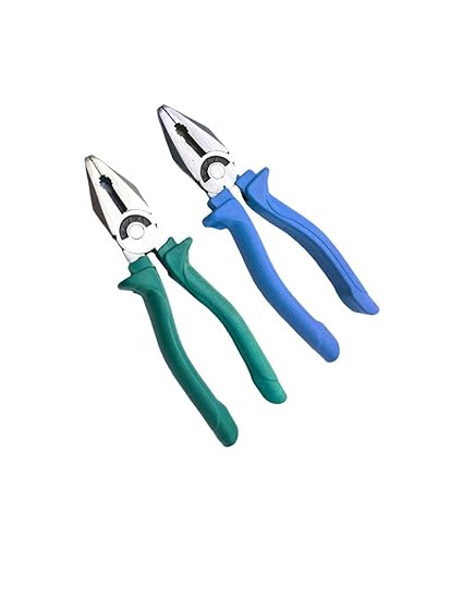 Sky Blue Multipurpose Prosfessional Home & Office, Shop Wire cutting Used Hand Tools Plier Kit (2 Piece) SBE-157