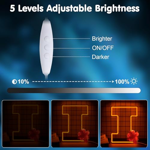 Image of University Sports Team Logo,College Neon Signs for Wall Decor,LED Decorations for University Dormitories, Study Rooms and Bedrooms，Christmas Gifts for Boys