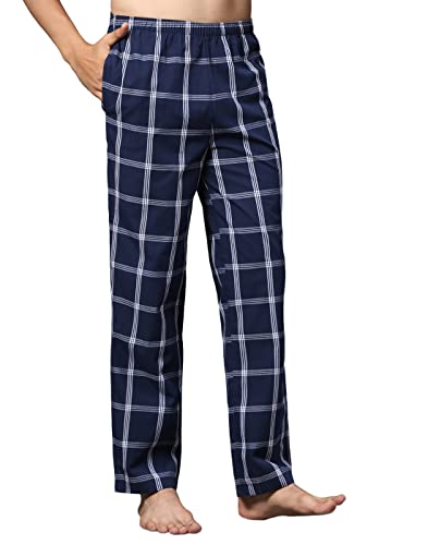 Image of B STORIES Men's 100% Cotton Full Sleeve PJ Set - Checkered Nightwear Set | Soft Loungewear | Comfortable Sleepwear | Stylish Casual Home Wear Shirt & Pant (S-XXL)