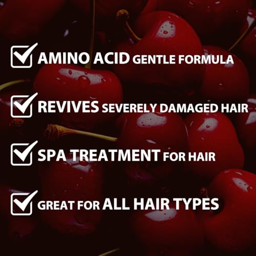 Bee & Flower Amino Acid Shampoo Smooth And Glossy Shampoo With Cherry, Strawberry, And Cedarwood Scent Notes Hair Nourishing Shampoo For Men And Women thumb #6