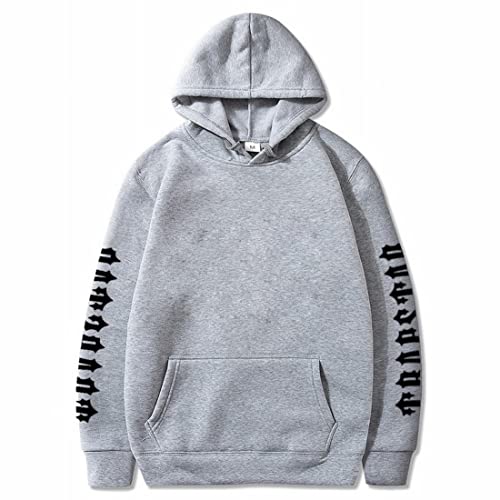 LIAOPUFUS Homme Sweat à Capuche Classique Fashion Hoodie (Gris, L) Cover