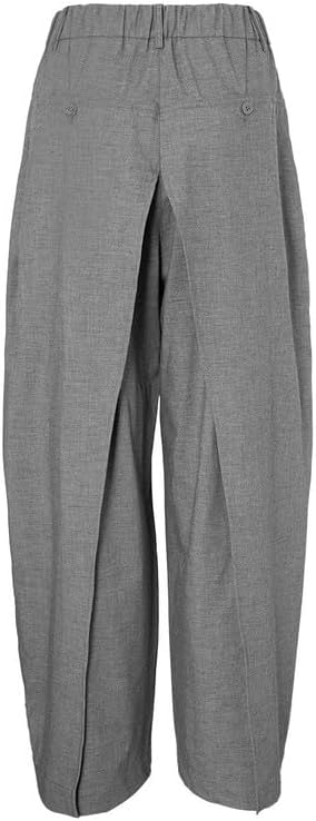 URBAN REVIVO Women's Tapered Pants High-Waisted Loose Fit Trousers Comfortable Stretch - Image 2