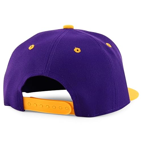 Image of Trendy Apparel Shop Infant to Youth Plain Structured Flatbill Snapback Cap
