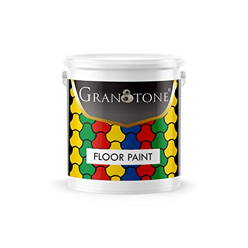 Image of GRANOTONE Floor Paint White 4 L Anti Slip Polyurethane Acrylic Durable Concrete Sealer