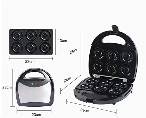 Lloow Waffel-Hersteller 3 in 1, Sandwich Toaster, Presse Grill, Donut Donut-Maschine Eisen-Maschine, Tiefantihaft… – Bild 3